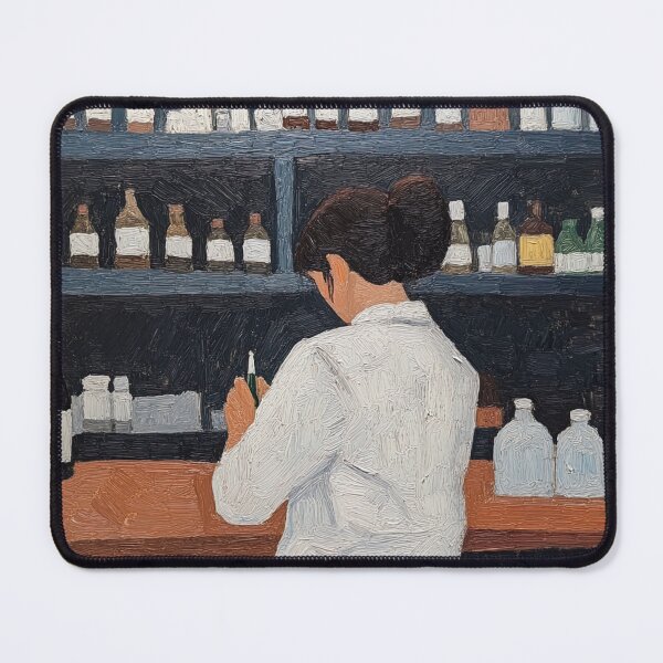 Item preview, Chemist | Post-impressionist painting style designed and sold by ComicsFactory.