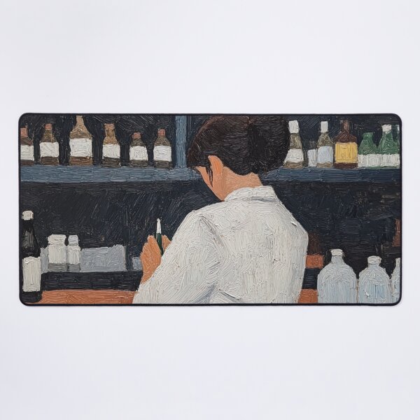Item preview, Chemist | Post-impressionist painting style designed and sold by ComicsFactory.