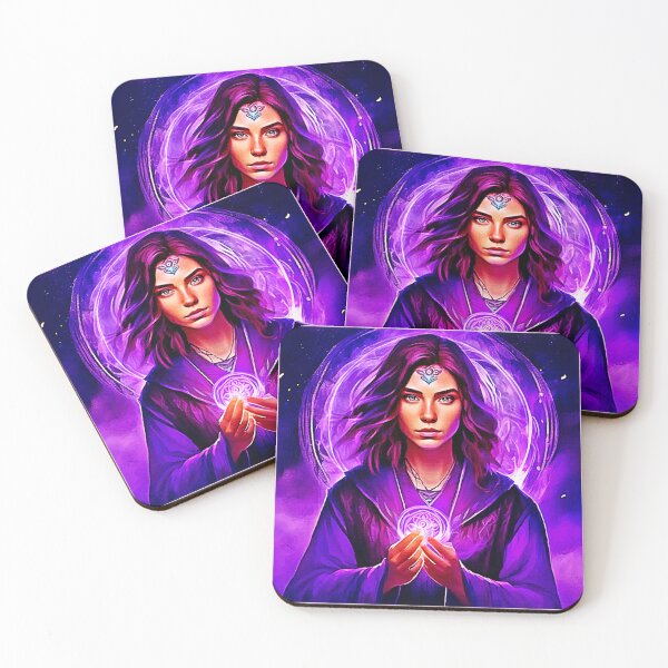 Item preview, Mystic Sorceress with Glowing Aura designed and sold by Health And Fitness Posts e-Store.