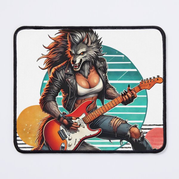 Item preview, Rock Fury Werewolf designed and sold by JonelleTshirts.