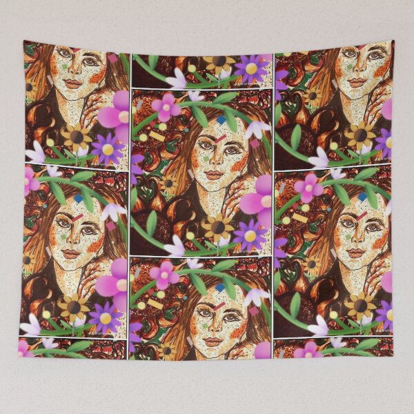 Item preview, Freckles and Flowers designed and sold by ROSENDE ART HOUSE.