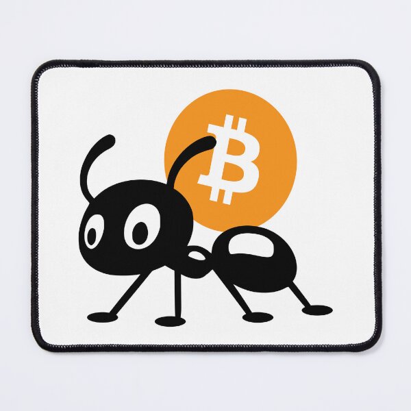 Item preview, Cute Ant Carrying Bitcoin designed and sold by sheprint.
