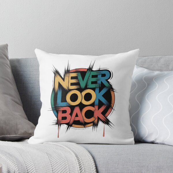 Item preview, Never Look Back Motivational Typography Design designed and sold by Trend Pixel Co..