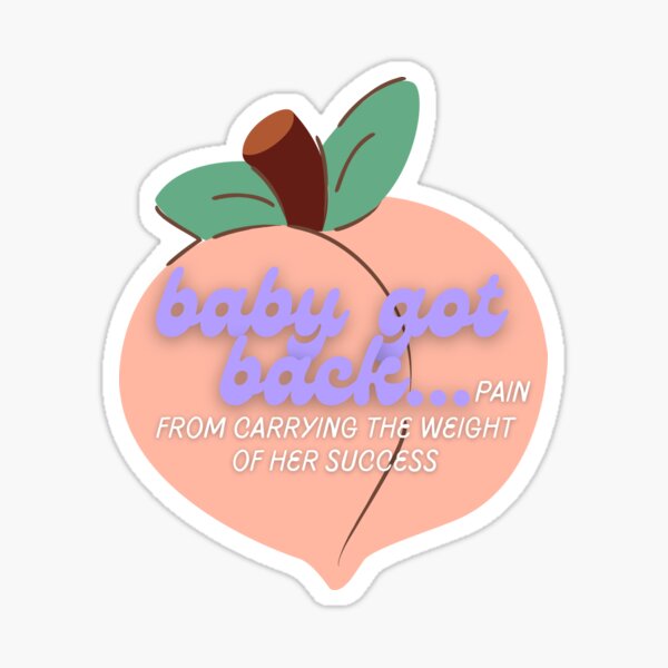 Item preview, baby got back pain designed and sold by chickflickcomfort.