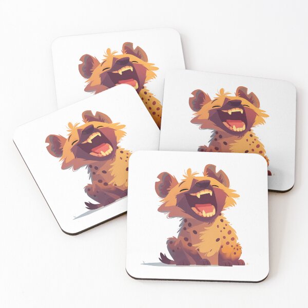 Item preview, Animated image of a funny hyena designed and sold by Redboof.