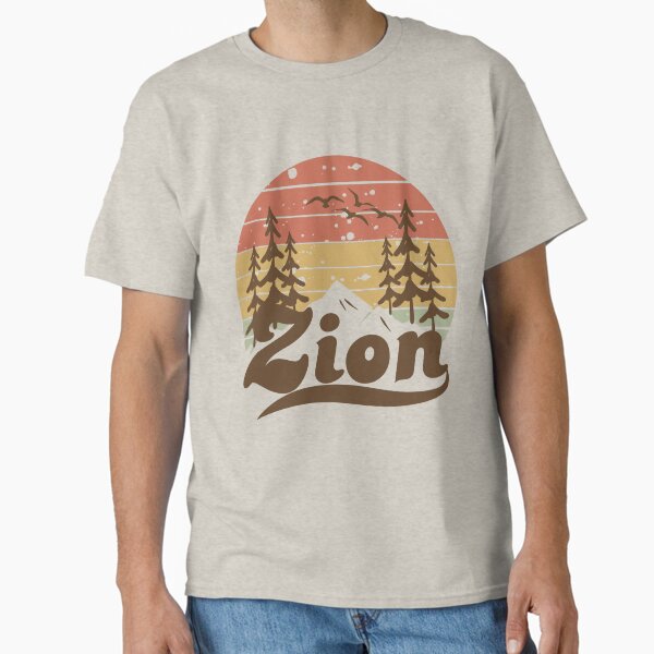 Item preview, Zion National State Park Classic T-shirt Sticker designed and sold by ThinkNatural.