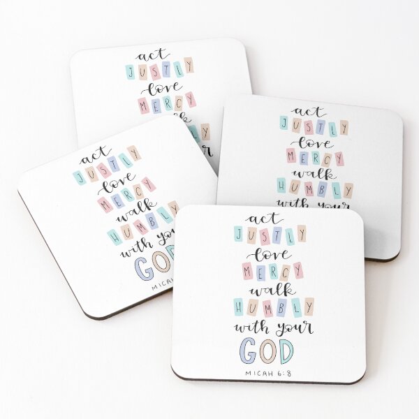 Item preview, Micah 6:8 designed and sold by simplyrebeccann.