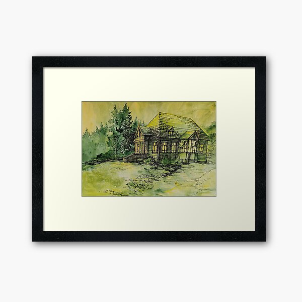 Item preview, Wooden house  designed and sold by SKETCHY & GRAPHIC.