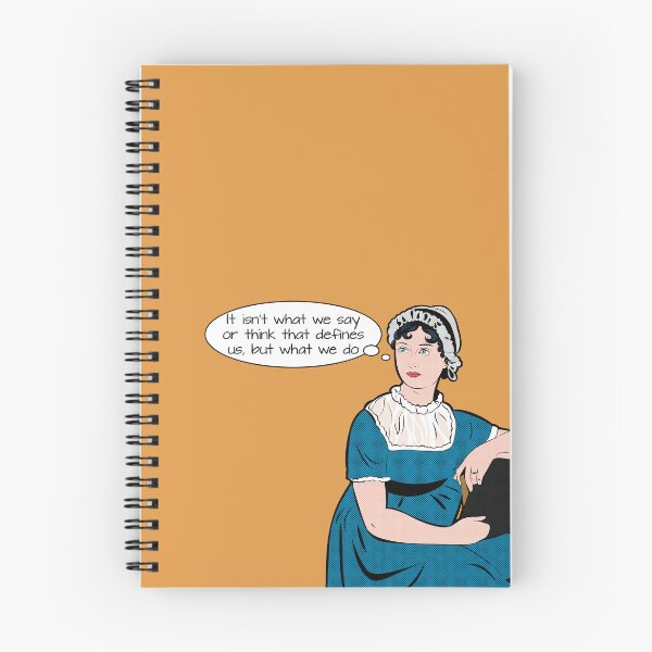 Item preview, Jane Austen with a quote as a comic designed and sold by Zummi.