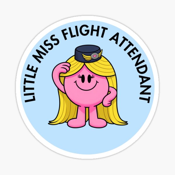 Item preview, Little Miss Flight Attendant designed and sold by GrrTigerDesigns.