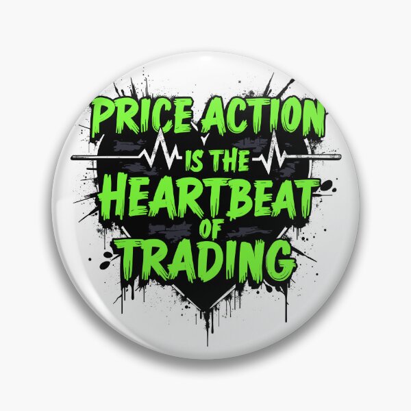 Item preview, Price Action Heartbeat Trading Funny Quote designed and sold by Quirky Shirts.