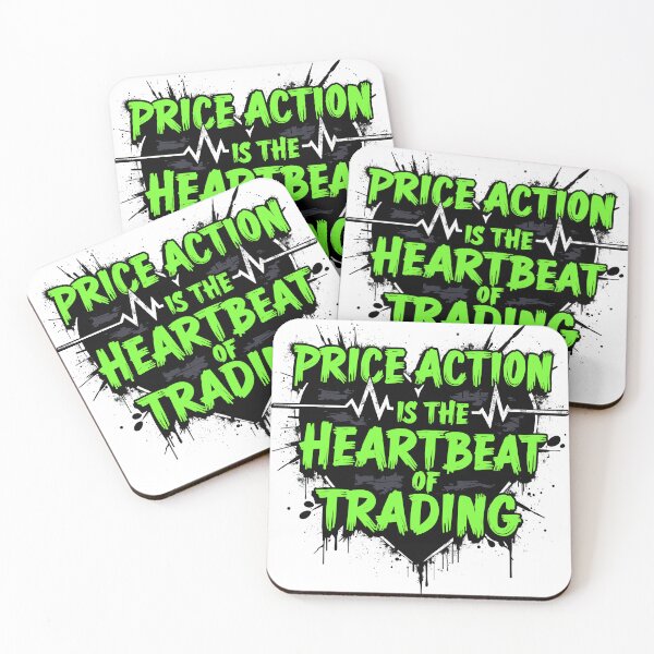 Item preview, Price Action Heartbeat Trading Funny Quote designed and sold by Quirky Shirts.