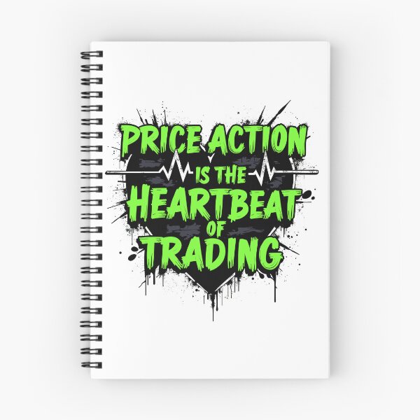 Item preview, Price Action Heartbeat Trading Funny Quote designed and sold by Quirky Shirts.