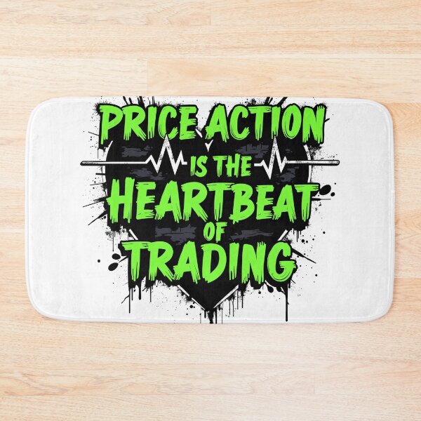 Item preview, Price Action Heartbeat Trading Funny Quote designed and sold by Quirky Shirts.