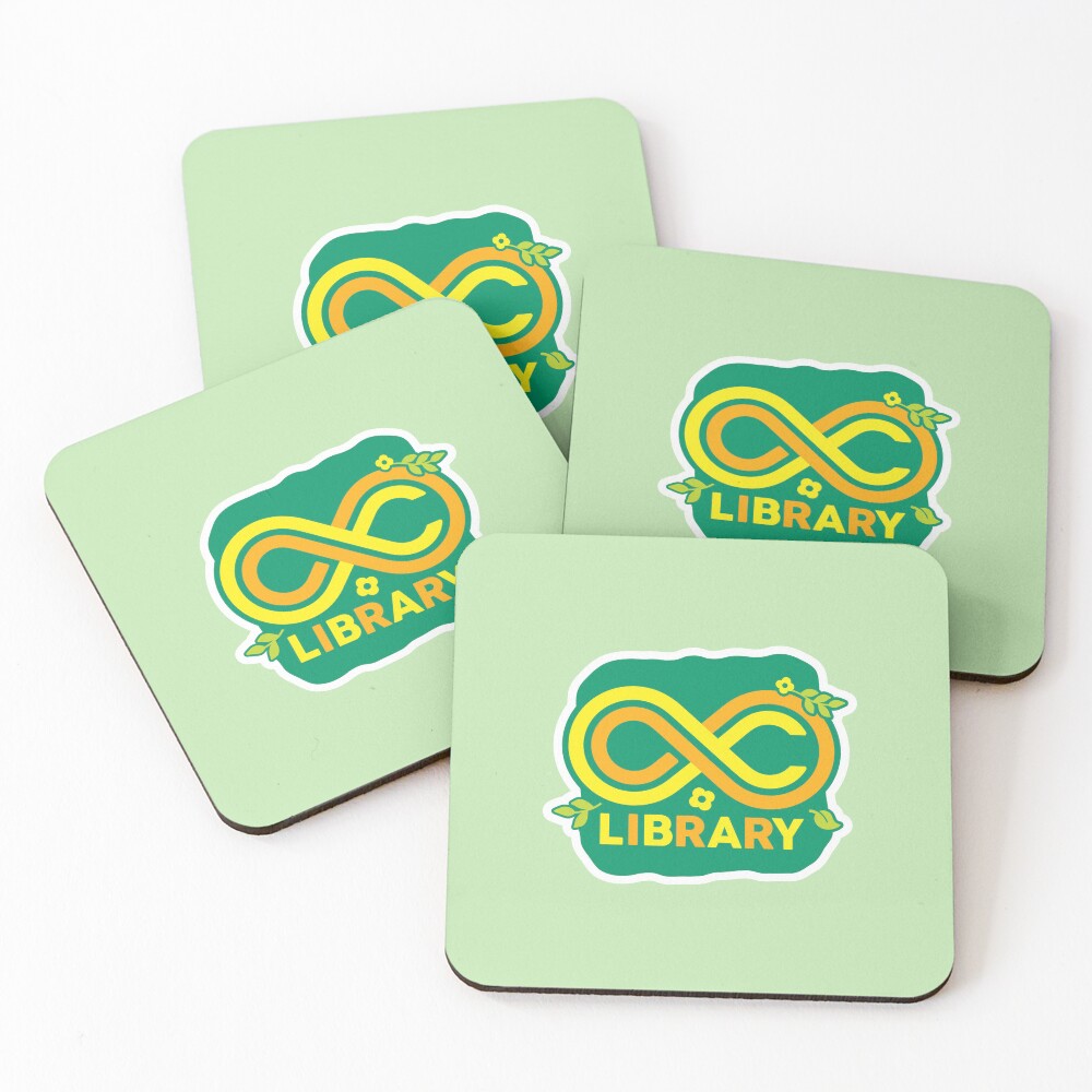 Item preview, Coasters (Set of 4) designed and sold by ACLibrary.