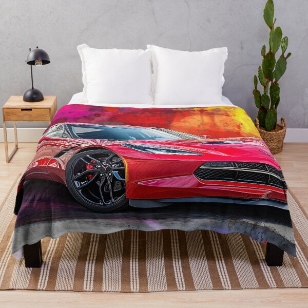 Item preview, Digital Pop Art – Candy Apple Red Chevrolet Corvette Stingray C7 X designed and sold by AutoPopStudio.
