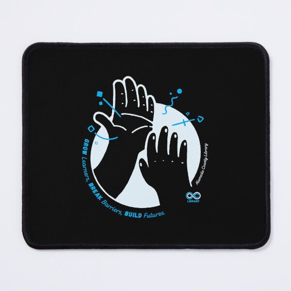 Item preview, AC Library - Mission High Five designed and sold by Alameda County Library Foundation's Swag Shop.