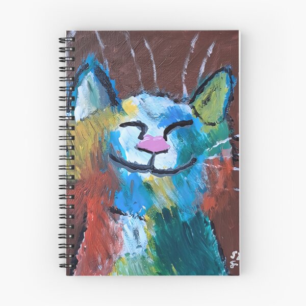 Item preview, Happy cat artist designed and sold by SGrasshoffArt.