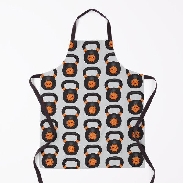 Item preview, Cute, Happy, Orange Kettlebell designed and sold by VicEllisArt.
