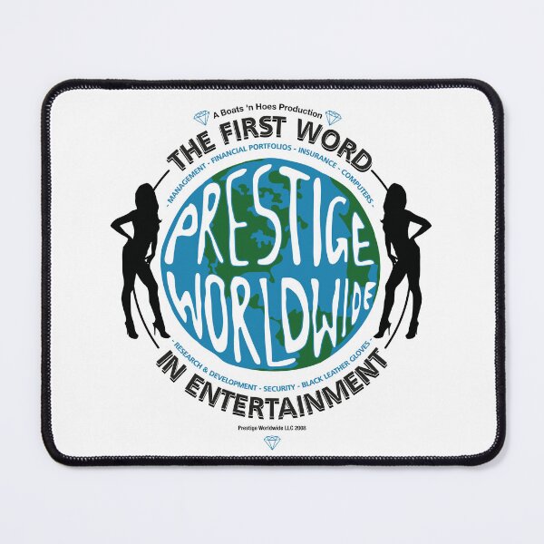 Item preview, Prestige Worldwide The First Word In Entertainment designed and sold by Candywrap Studio.