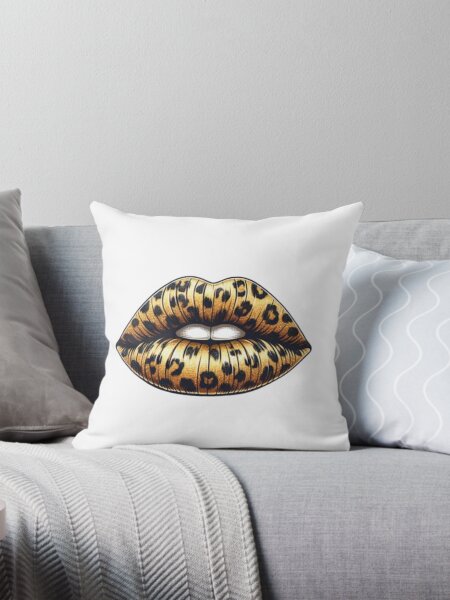 Artikel-Vorschau von Goldene Leopardenlippen, designt und verkauft von FunkyPillows7.