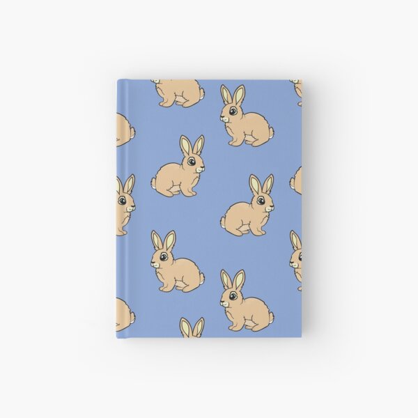 Item preview, Warm Spring Bunnies - Blue background designed and sold by VisualisedDesignsNZ.