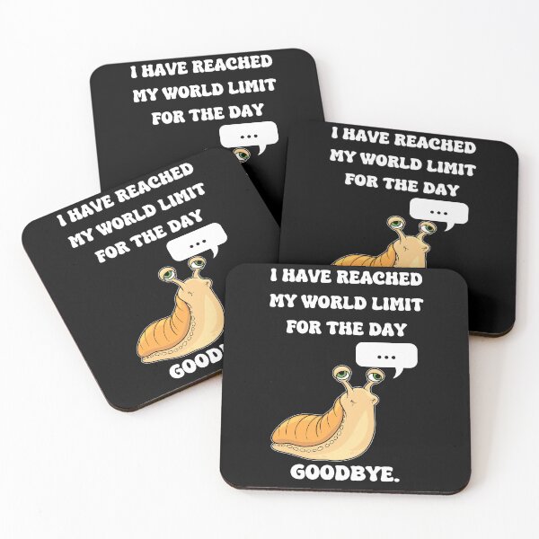 Item preview, Funny Introvert Snail – Word Limit Reached Goodbye designed and sold by Serbin.