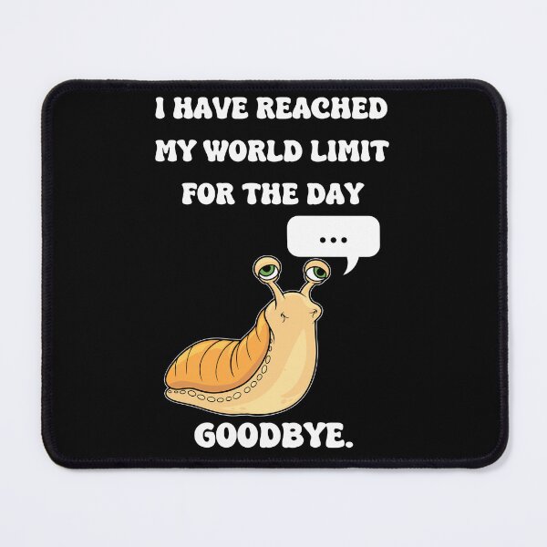 Item preview, Funny Introvert Snail – Word Limit Reached Goodbye designed and sold by Serbin.