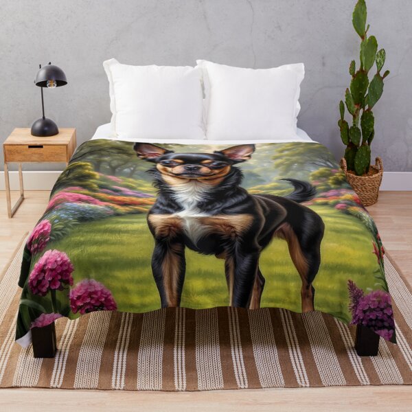 Item preview, Benny Chihuahua Dog Portrait Painting designed and sold by Heart and Soul Studio.
