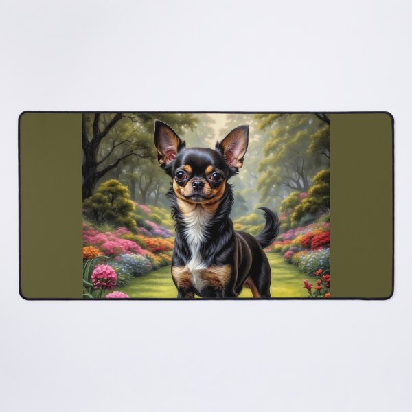 Item preview, Benny Chihuahua Dog Portrait Painting designed and sold by Heart and Soul Studio.