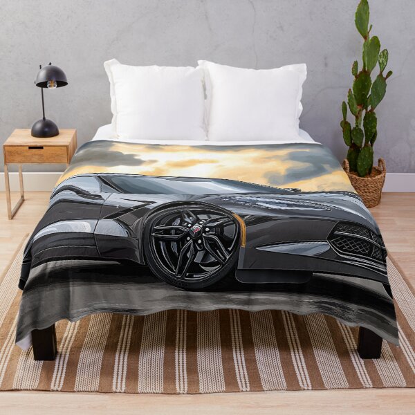Item preview, Digital Pop Art – Grey Chevrolet Corvette Stingray C7 V designed and sold by AutoPopStudio.