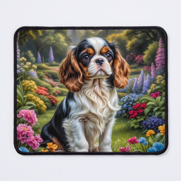 Item preview, Donovan Cavalier King Charles Spaniel Puppy Painting designed and sold by Heart and Soul Studio.