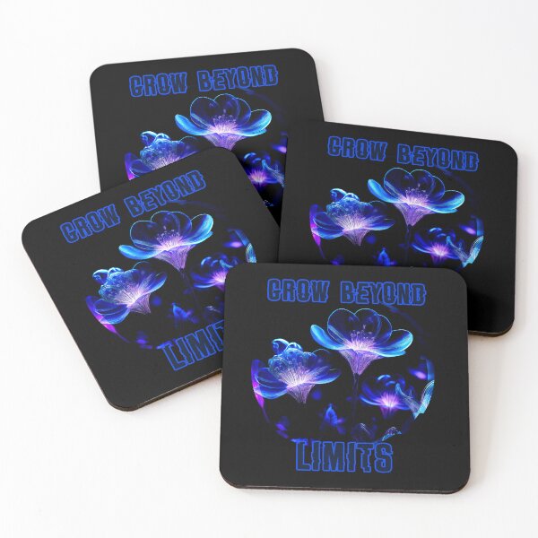 Item preview, Grow Beyond Limits: Glitch Dark Flowers designed and sold by TeeLabDesign.