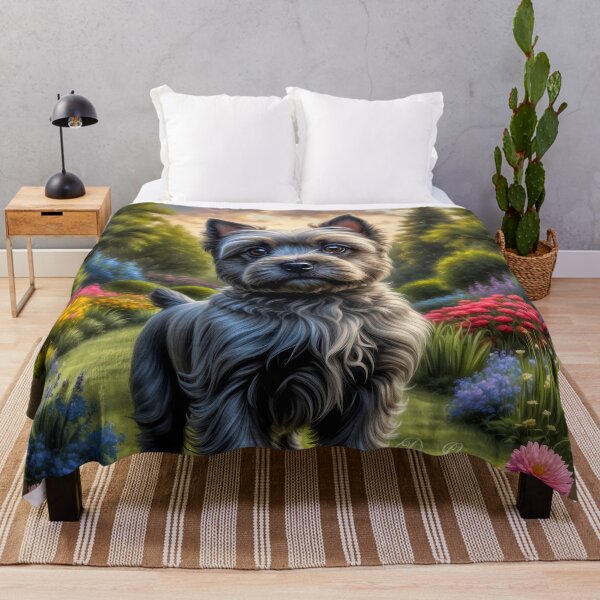 Item preview, Shelby Cairn Terrier Puppy Portrait Painting designed and sold by Heart and Soul Studio.