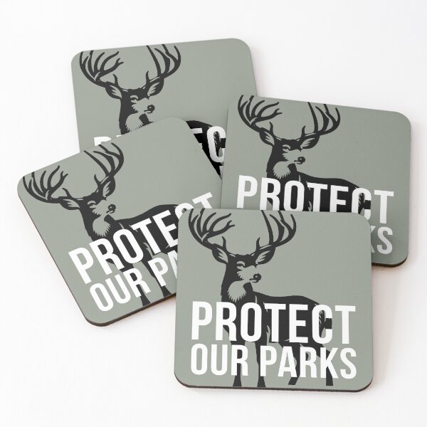 Item preview, PROTECT OUR PARKS - Deer designed and sold by BasicArtChick.