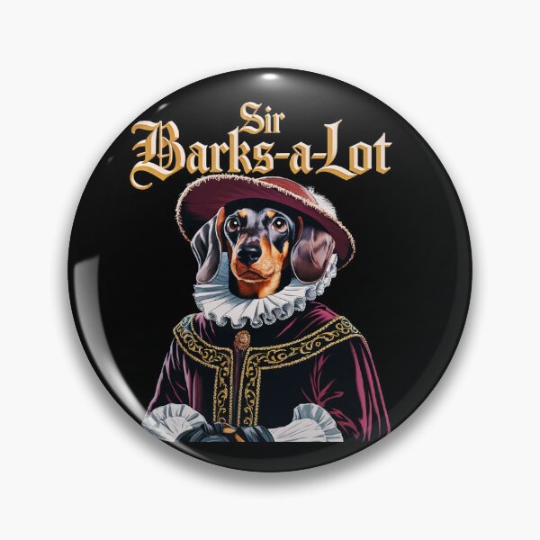 Item preview, Noble Dachshund in Historical Attire – Vintage Dog Portrait designed and sold by TrendWearLab.