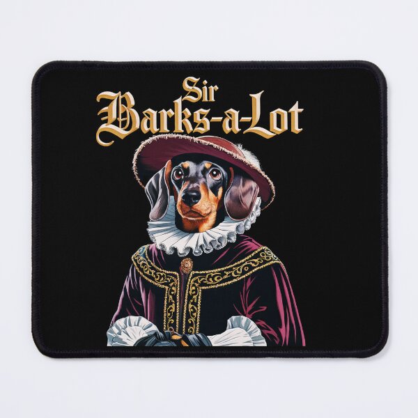 Item preview, Noble Dachshund in Historical Attire – Vintage Dog Portrait designed and sold by TrendWearLab.