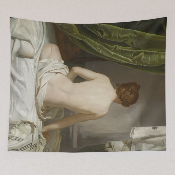 Item preview, Classical Neoclassical Portrait – French Elegance and Soft Lighting  (1808) designed and sold by CARRAANN.