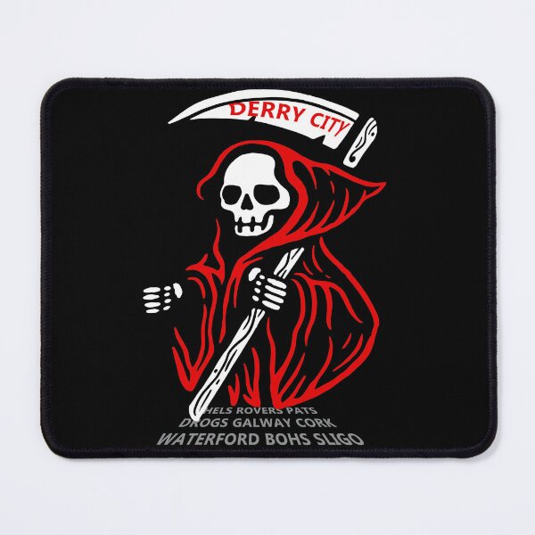 Item preview, Derry City FC Grim Reaper designed and sold by SiopaDoire.