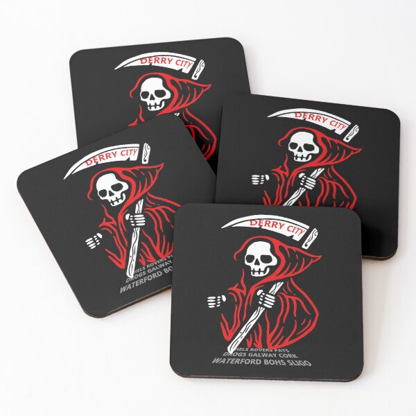 Item preview, Derry City FC Grim Reaper designed and sold by SiopaDoire.