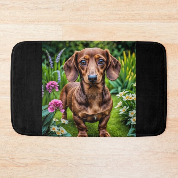 Item preview, Dottie Brown-Rust Dachshund Dog Portrait Art designed and sold by Heart and Soul Studio.