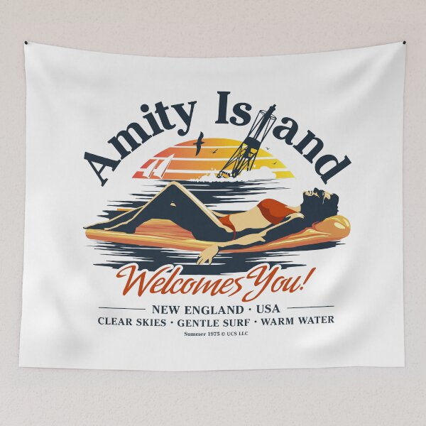 Item preview, Amity Island Welcomes You (1975) designed and sold by Candywrap Studio.