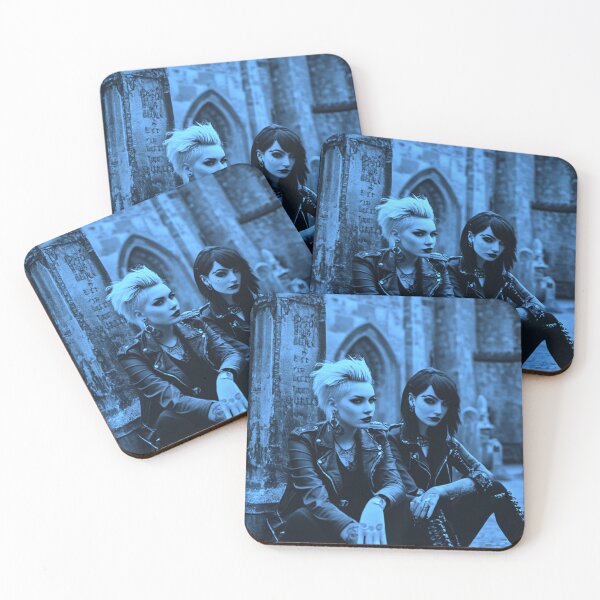 Item preview, Girls At the Cemetery designed and sold by TheDarkWardrobe.