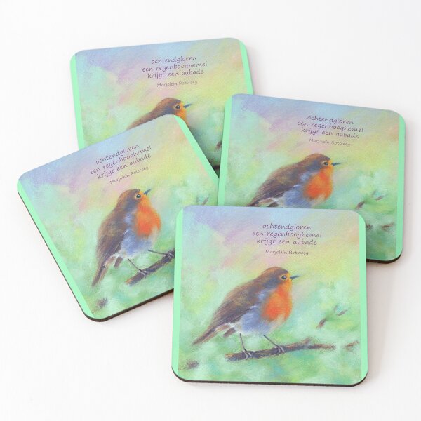 Item preview, Robin's Morning Song Haiku Dutch designed and sold by KarenKaspar.