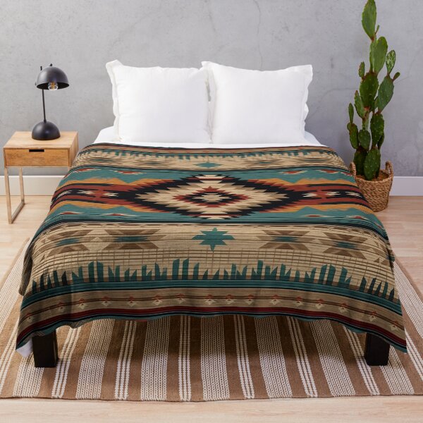 Vista previa del artículo con la obra «Patrón inspirado en Navajo», diseñado y vendido por DesignRoulette.