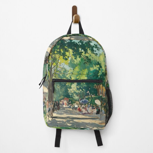 Item preview, Vibrant 19th-Century Paris Park Scene – Leisure and Elegance designed and sold by CARRAANN.