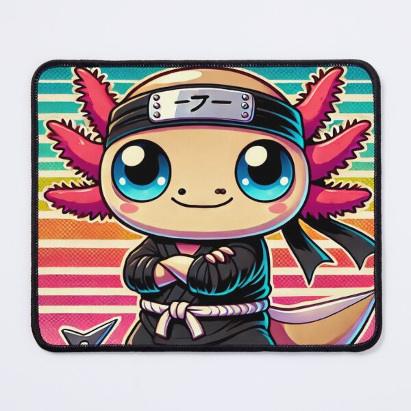 Item preview, Kawaii Retro Ninja Axolotl designed and sold by JonelleTshirts.