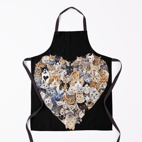 Item preview, Kitties Galore Cat Heart Collage Love Funny designed and sold by TrendyTees12.