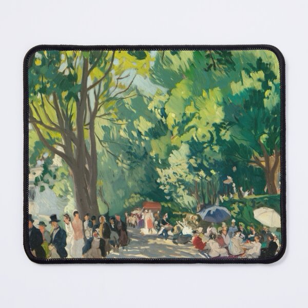 Item preview, Vibrant 19th-Century Paris Park Scene – Leisure and Elegance designed and sold by CARRAANN.
