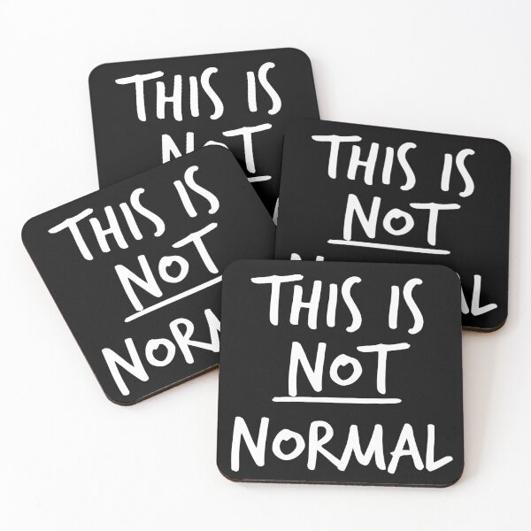 Item preview, This Is NOT Normal Anti-Trump designed and sold by thepixelgarden.